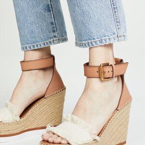 SEE BY CHLOE Glyn Fringe Espadrille Wedge